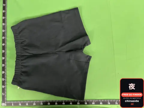 GPZ Black Flocked Sweatshirt Shorts Set