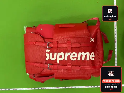 Supreme x Louis Vuitton Red Bag