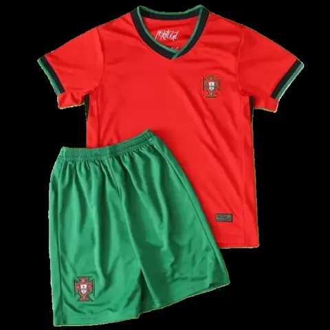 2024 UEFA Portugal home Kids kit
