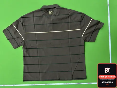 Brown Striped Short Sleeve Tee