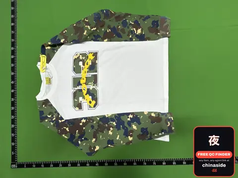 Z-PT Camouflage Waffle Color Contrast Long Sleeve