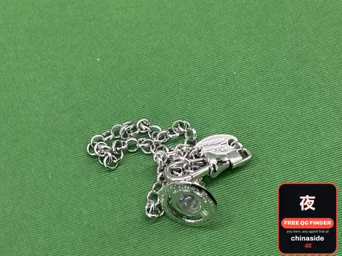 Silver 3D Saturn Bracelet