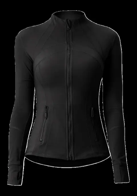Alo Coat - Black Fitted Zip