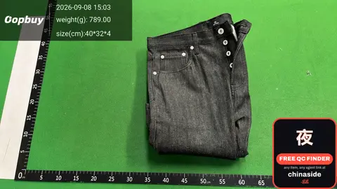 Scythe-Cut Bootcut Raw Denim Jeans