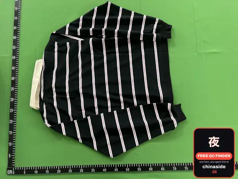 BVT Striped Straw Long Sleeve Shirt