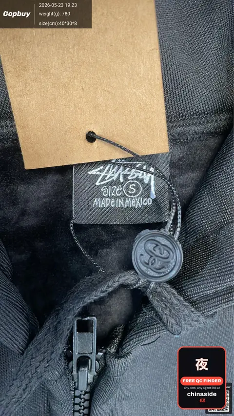Zipper Fleece-Lined Hooded Sweatshirt
