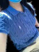 Ralph Lauren Cropped Sweater Shirt