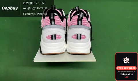 Pink and White Sneakers