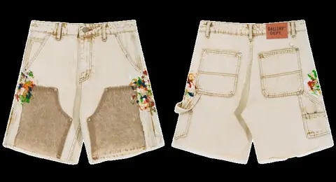 Gallery Dept Shorts - Cream Painted Carpenter