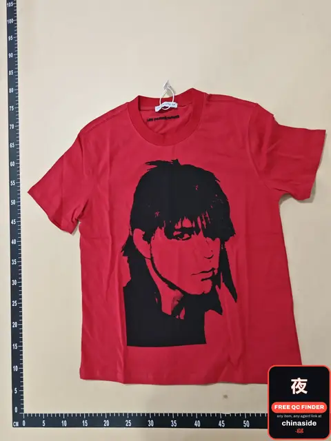 Raf Simons Red Portrait Shorts