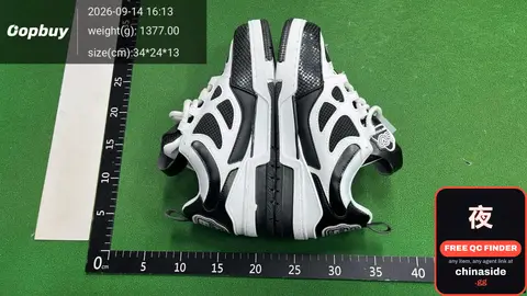 Black and White Athletic Sneakers