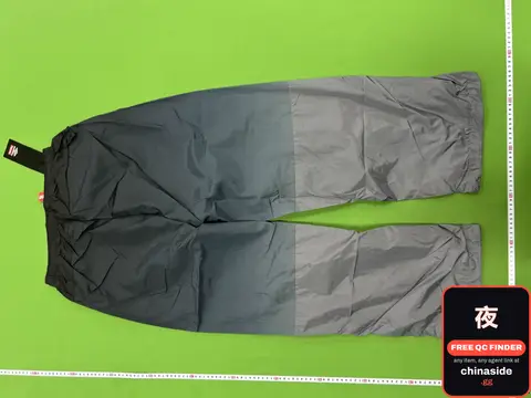 Grey and Black Rain Pants