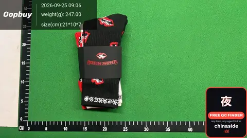 Chrome Hearts Red Lip Design Ankle Socks