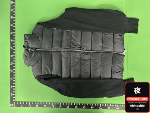 Knitted Patchwork Down Jacket