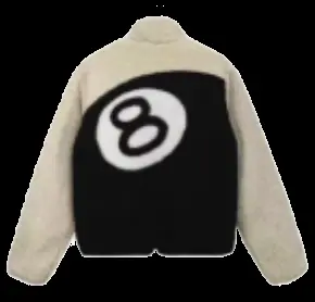 Stussy 8-Ball Fur Jacket
