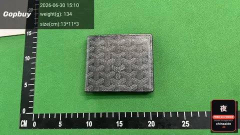 Goyard Printed Short Wallet Card Holder