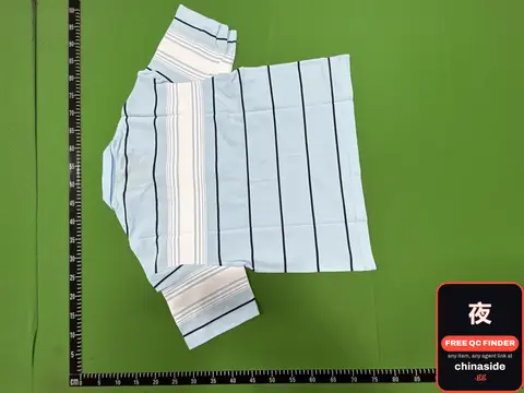 Ice Blue Stripes Polo Shirt