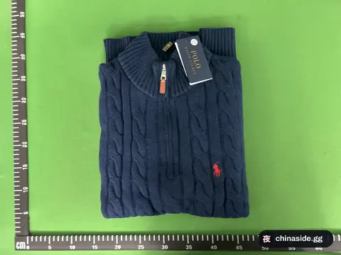 Autumn Winter Thickened Stand-Neck Half-Zip Cable-Knit Pullover