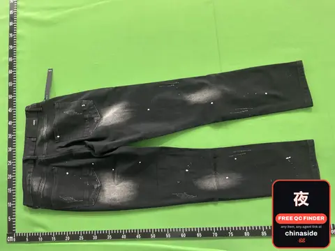 Distressed Black Jeans