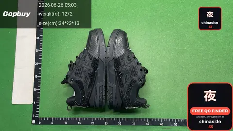 Unisex Black Mesh Studded Sneakers