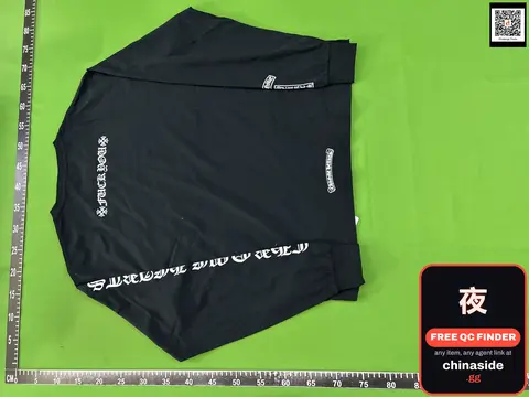 UBT Multi-Print Black Crew-Neck Long-Sleeve T-Shirt