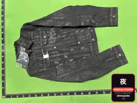 Hedi Slimane Distressed Denim Jacket