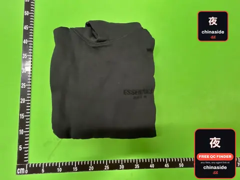 Double Line ES Flocking Hooded Sweater