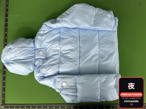 Zbp Light Blue Puff Coat