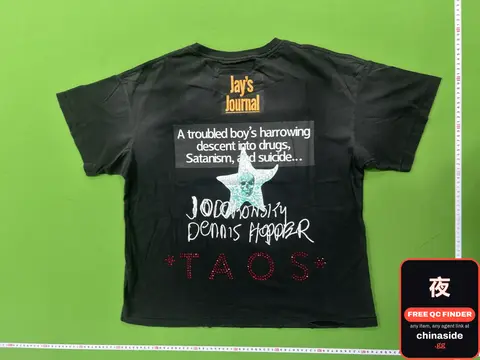 PlayHollywood Figure Washed Old Short Sleeve T-Shirt