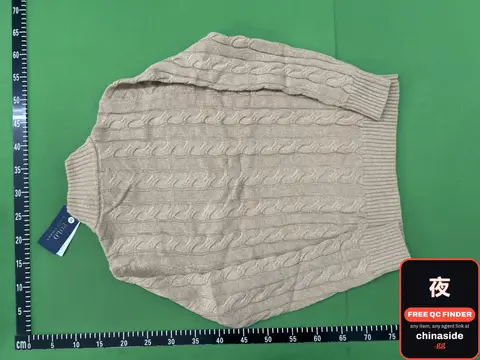 Half-Zip Cable-Knit Sweater