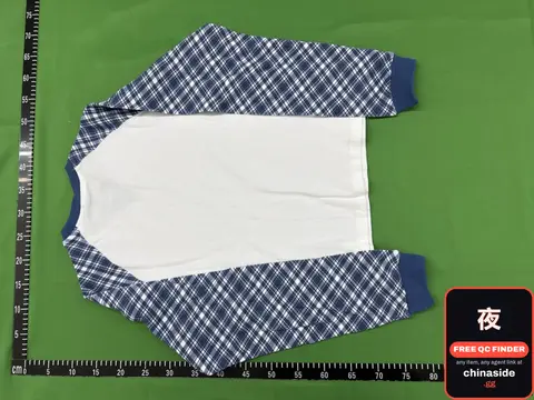 Plaid Sleeve Tee
