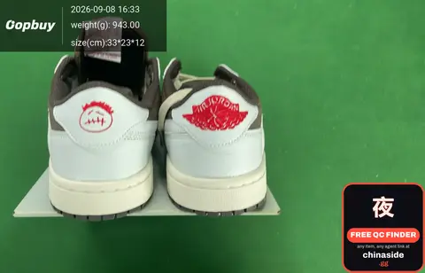 White Sneakers with Red Logo