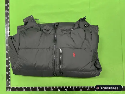 Red Black Matte Down Jacket