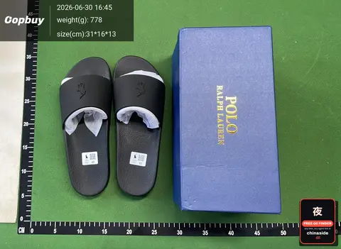 British Pl Polo Sports Casual Men's Slippers