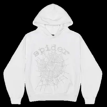 White Sp5der Websuit Hoodie