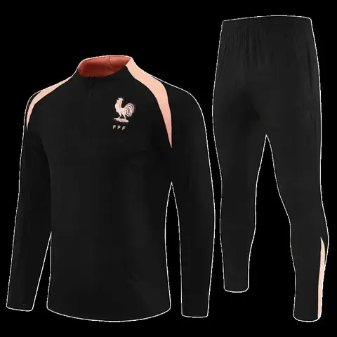 2526 season France Half zip training suit set