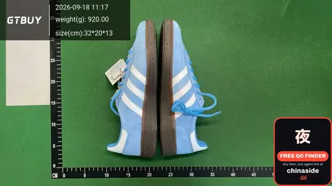 Spezial White And Blue Sneakers