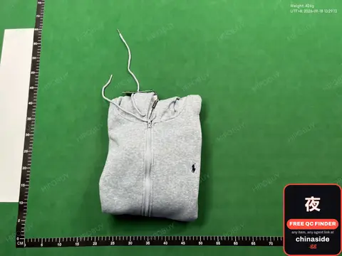 Grey Zip Hoodie