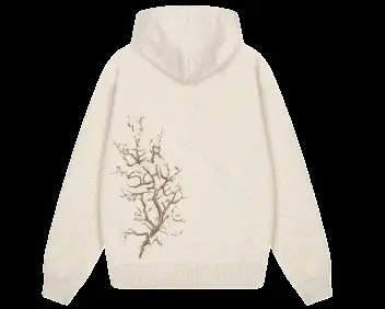 Derschutze "blossom" Hoodie grey melange
