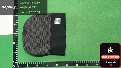 LV Beanie Hat and Scarf Set