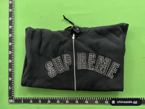 Supreme Letter Embroidered Hoodie