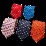 Hermes Tie - Print Tie Multi-Colour
