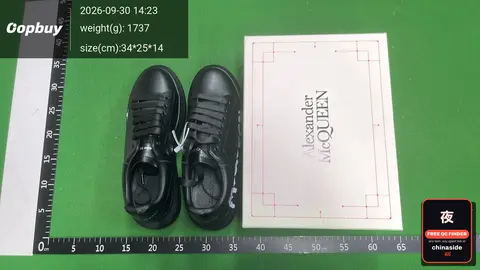 Mcqueen White Leather Platform Sneakers