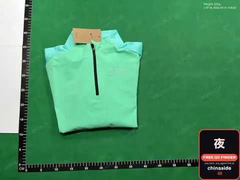 Light Green Zip Neck Jacket