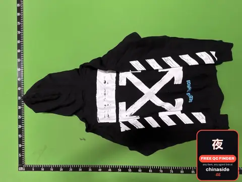 Off-White Arrow Printed Zip Hoodie