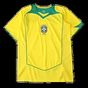 2004 season Brazil home retro Fan version