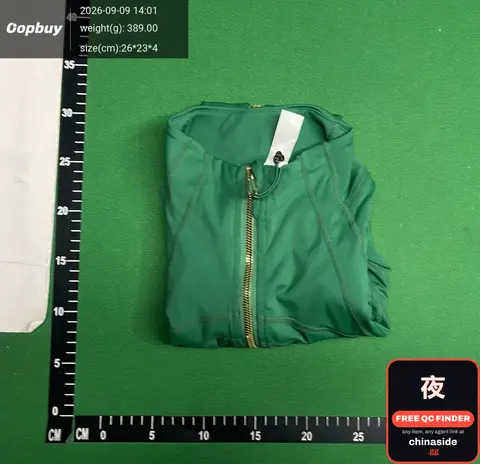 Green Zip-Up Jacket