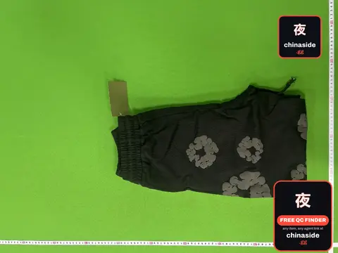 Black Floral Shorts
