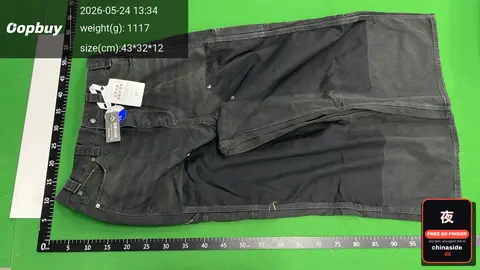 Ripped Deconstructed Cargo Jeans