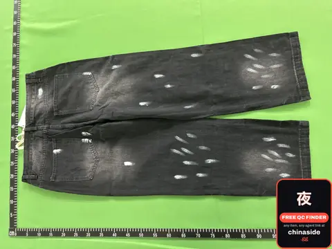 Distressed Black Jeans